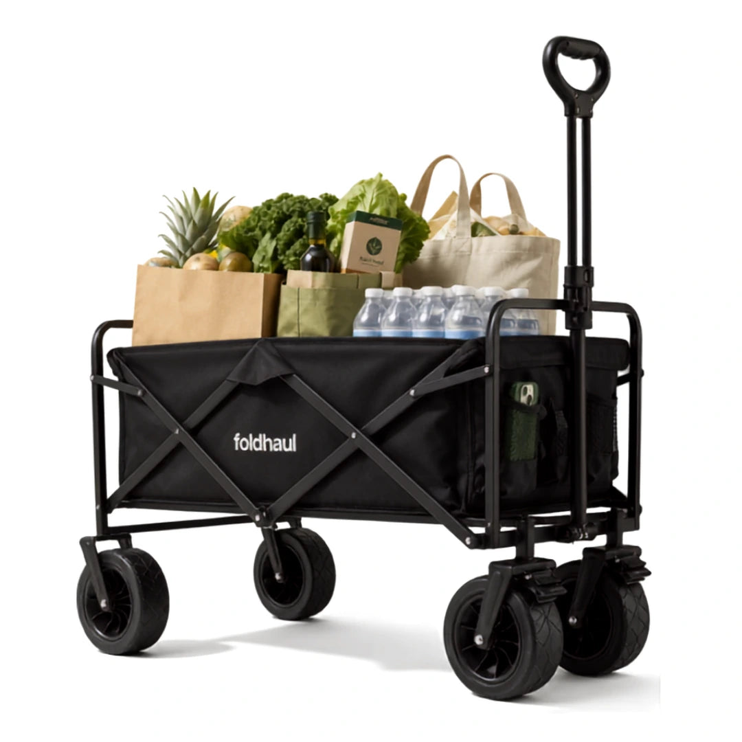 Foldhaul One | Collapsible Folding Wagon Cart for Groceries